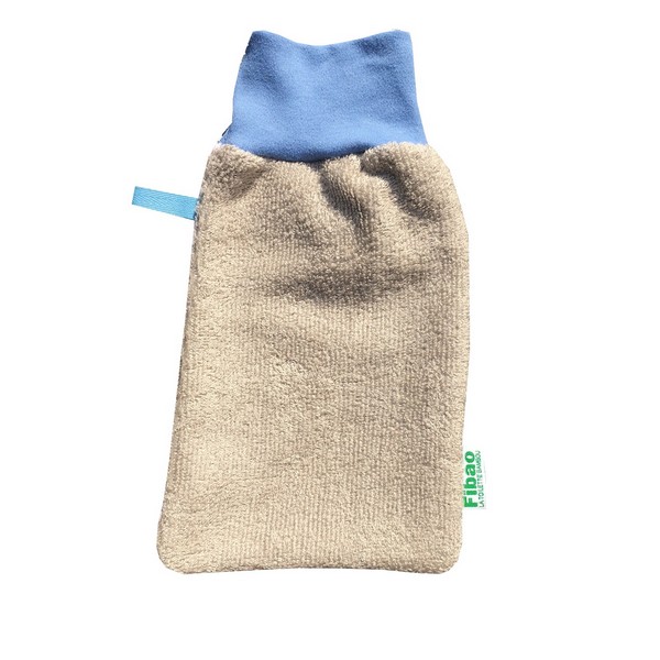 Gant démaquillant, nettoyant bamboo microfibre et tout bamboo Fibao 