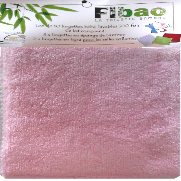 Lot 10 lingettes lavables bébé - Fibao par Fibao 