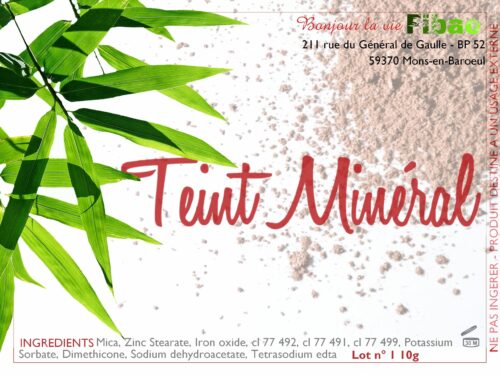 Poudre minérale remplaçant fond de teint, bb creme et blush