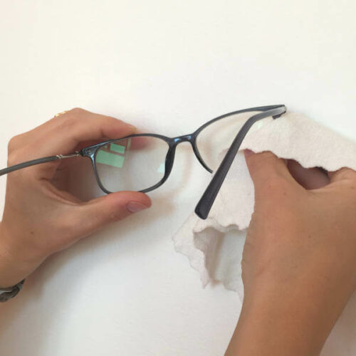 Lingettes lunettes bambou Fibao
